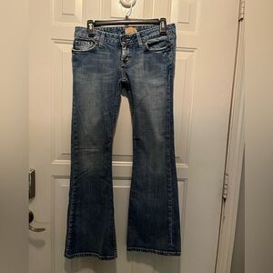 BKE Flare Jeans in Classic Blue